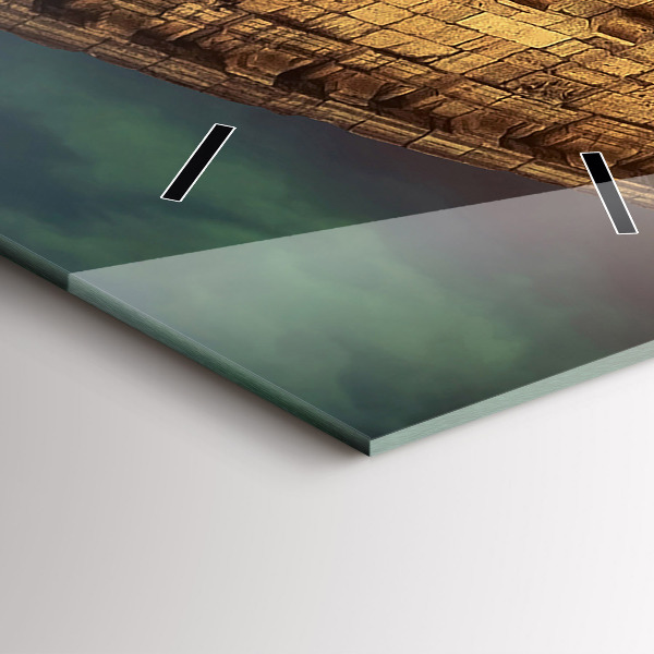 Reloj de cristal vertical Coliseo romano - espejomat.es