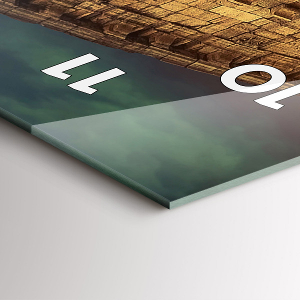 Reloj de cristal vertical Coliseo romano - espejomat.es