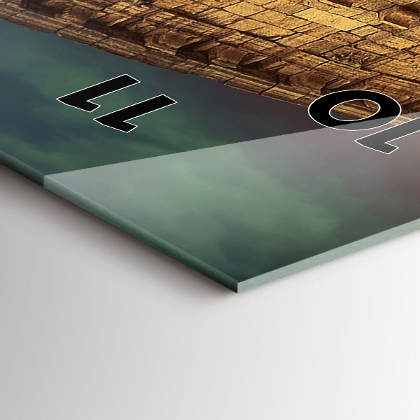 Reloj de cristal vertical Coliseo romano - espejomat.es