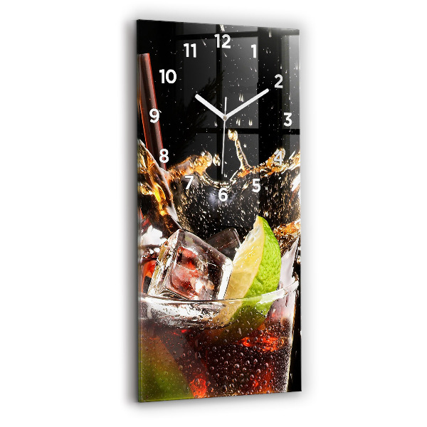 Reloj vertical Bebida con hielo - espejomat.es