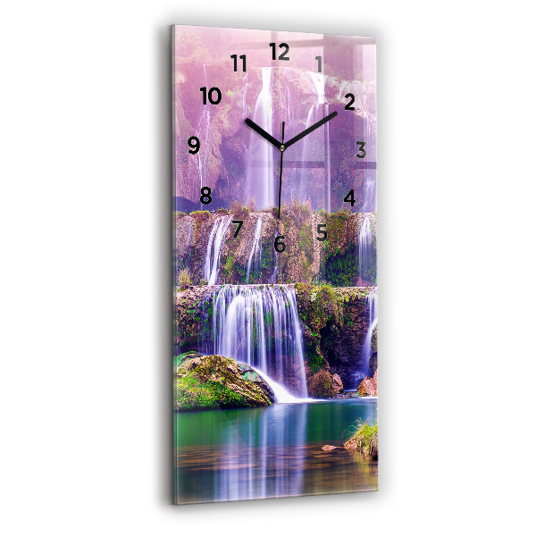 Reloj de cristal vertical Cascada Jiulong China - espejomat.es