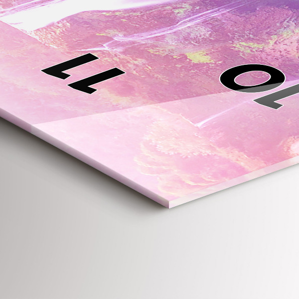 Reloj de cristal vertical Cascada Jiulong China - espejomat.es