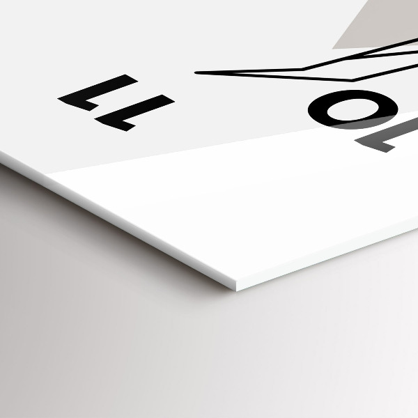 Reloj vertical Reno estilo escandinavo - espejomat.es