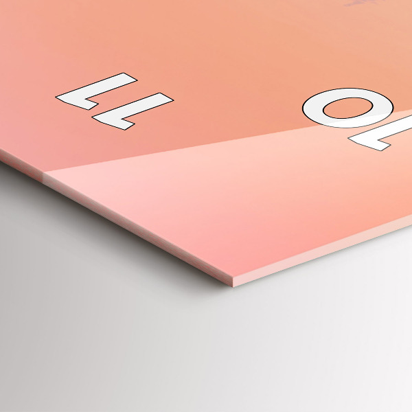 Reloj vertical Bosque en la niebla - espejomat.es