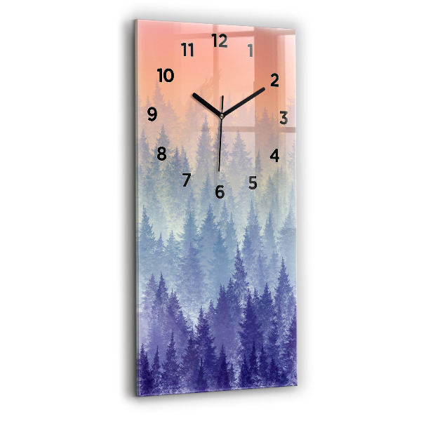 Reloj vertical Bosque en la niebla - espejomat.es