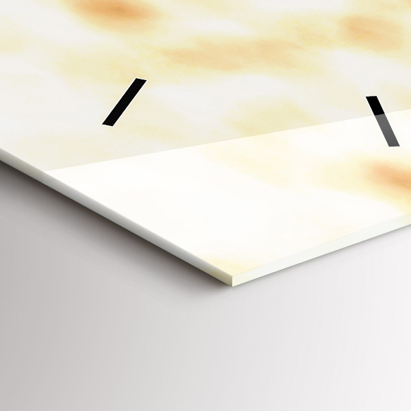 Reloj de cristal vertical Planta en tierra seca - espejomat.es