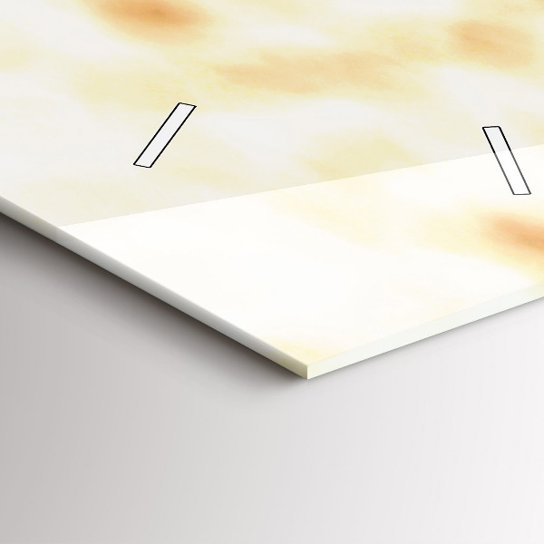 Reloj de cristal vertical Planta en tierra seca - espejomat.es