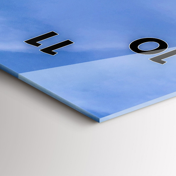 Reloj de vidrio vertical Granjero en tractor - espejomat.es