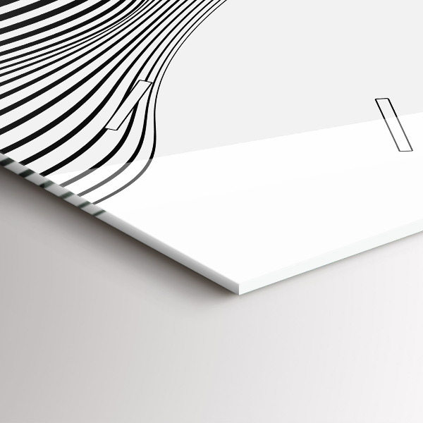 Reloj vertical Arte en blanco y negro - espejomat.es