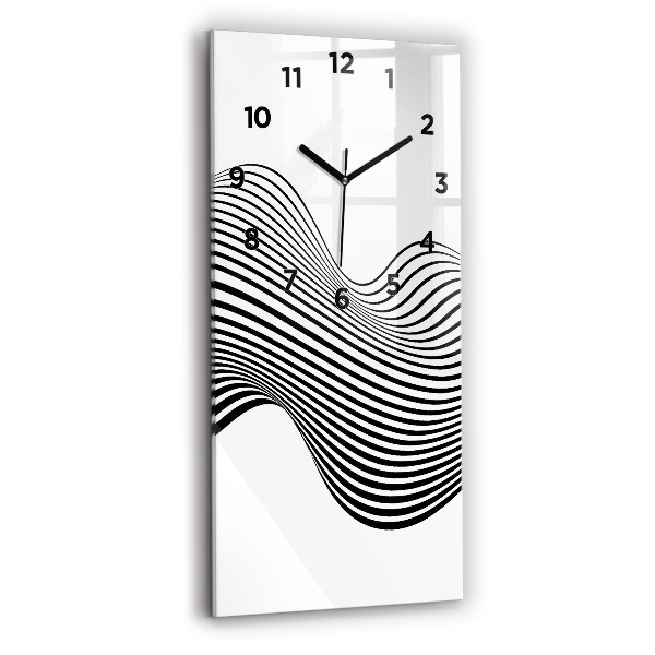 Reloj vertical Arte en blanco y negro - espejomat.es