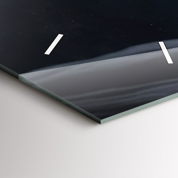 Reloj vertical Hombre en la luna de fondo - espejomat.es