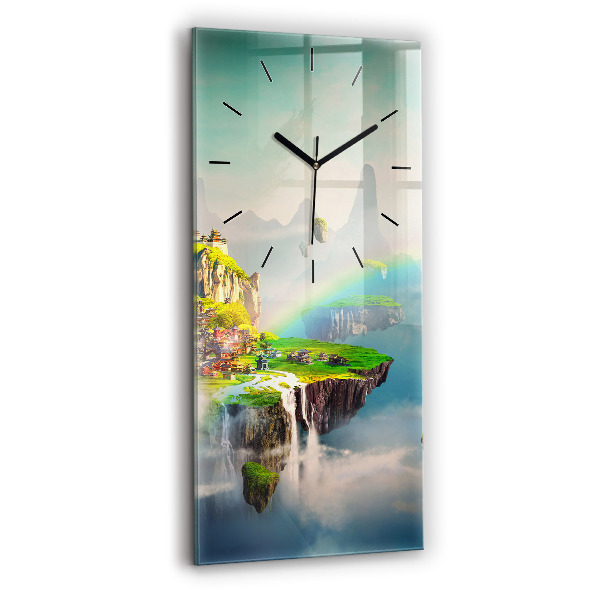 Reloj vertical Escenas chinas de fantasía - espejomat.es