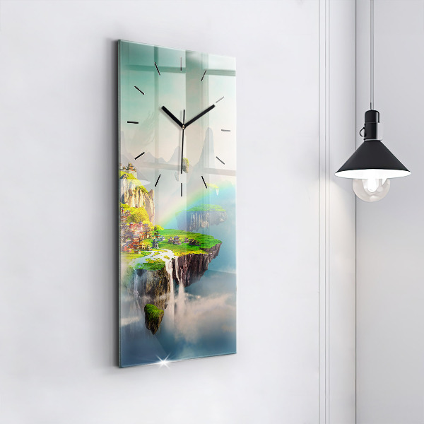 Reloj vertical Escenas chinas de fantasía - espejomat.es