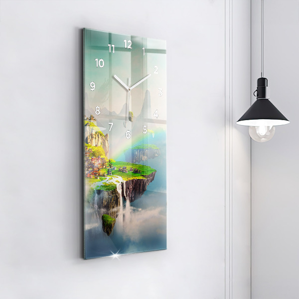 Reloj vertical Escenas chinas de fantasía - espejomat.es