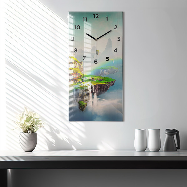 Reloj vertical Escenas chinas de fantasía - espejomat.es