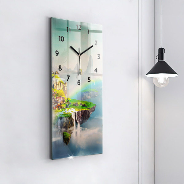 Reloj vertical Escenas chinas de fantasía - espejomat.es