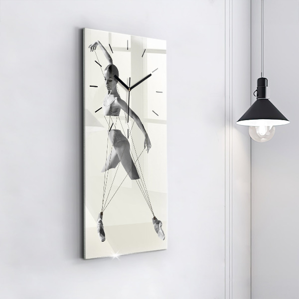 Reloj vertical Mujer bailarina abstracta - espejomat.es