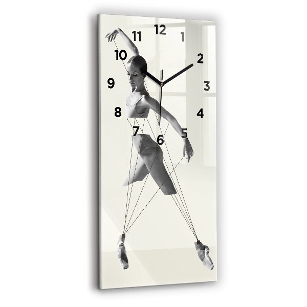Reloj vertical Mujer bailarina abstracta - espejomat.es