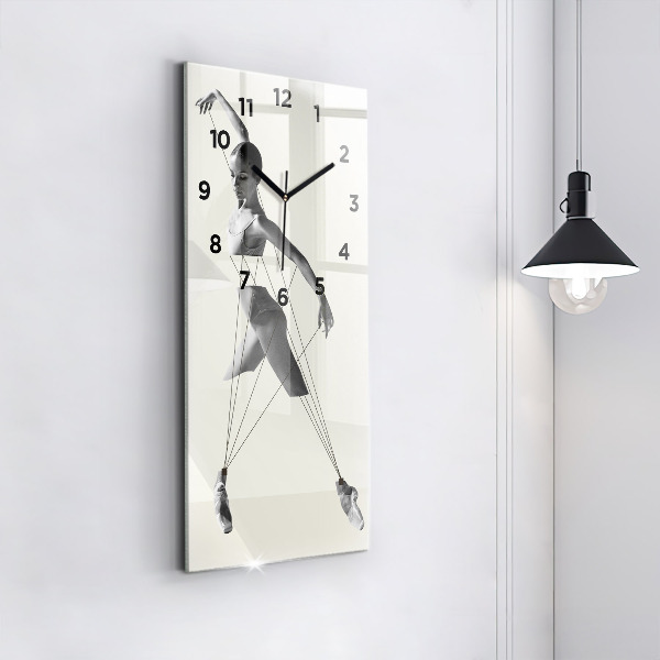 Reloj vertical Mujer bailarina abstracta - espejomat.es