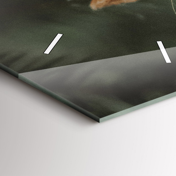 Reloj de cristal vertical Ardilla y fauna salvaje - espejomat.es