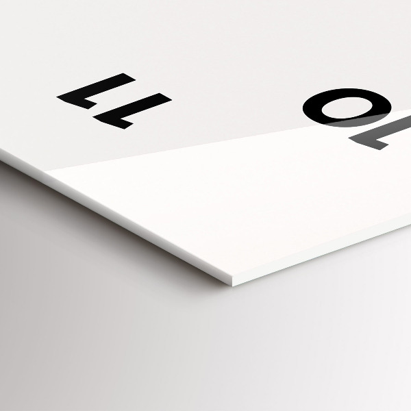 Reloj de vidrio vertical Cascada Paisaje de Islandia - espejomat.es