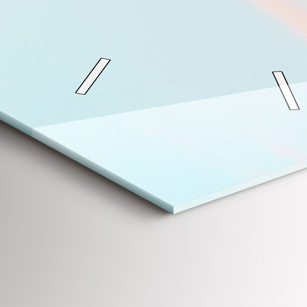 Reloj de cristal vertical Sierra en invierno - espejomat.es