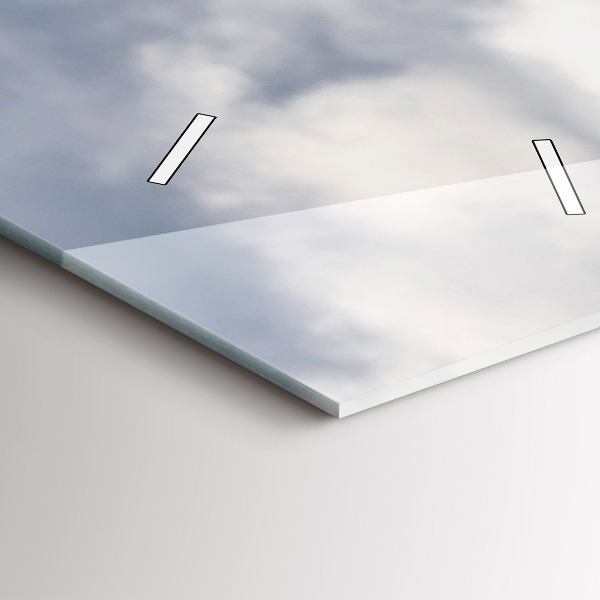 Reloj de vidrio vertical Cabra en el Valle de Aosta - espejomat.es