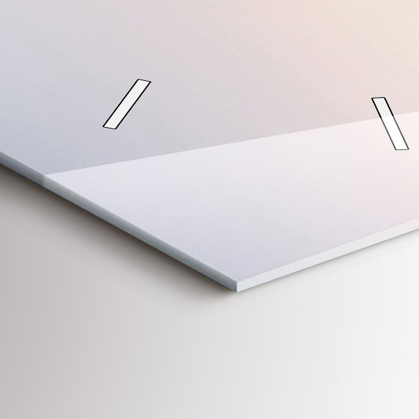 Reloj de cristal vertical Panorama de Varsovia - espejomat.es