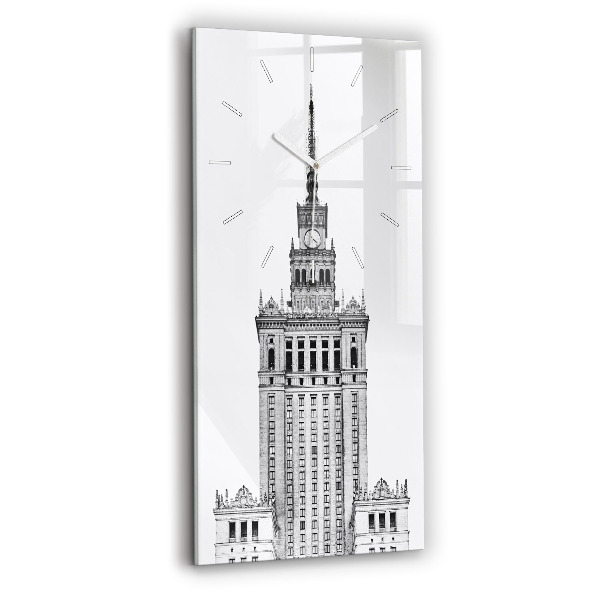 Reloj de cristal vertical Palacio de Cultura y Ciencia - espejomat.es