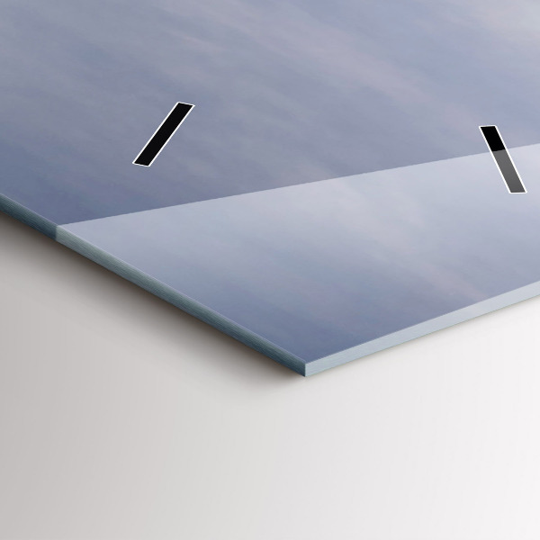 Reloj de cristal vertical Surfista en Barcelona - espejomat.es