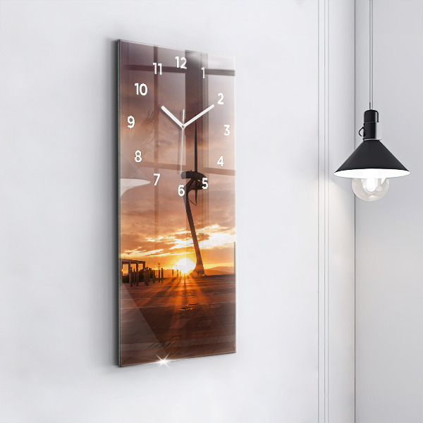 Reloj de cristal vertical Parque Olímpico de Barcelona - espejomat.es