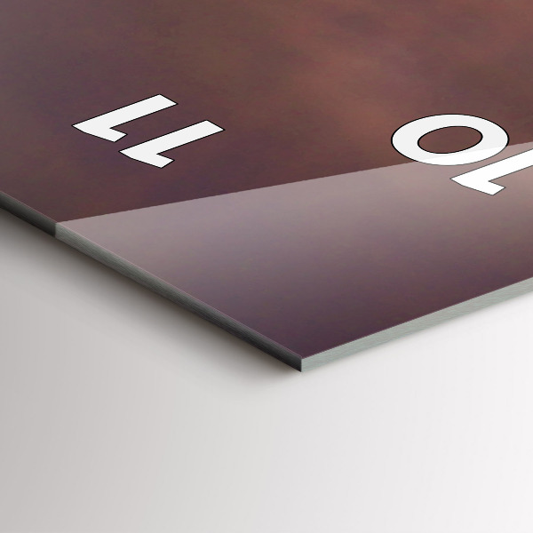 Reloj de cristal vertical Parque Olímpico de Barcelona - espejomat.es