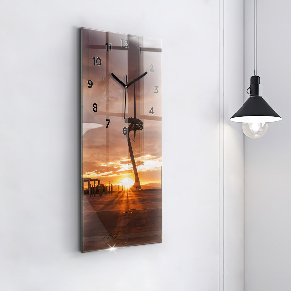 Reloj de cristal vertical Parque Olímpico de Barcelona - espejomat.es
