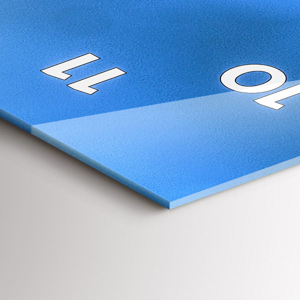 Reloj de cristal vertical Plaza del Mercado Principal en Cracovia - espejomat.es