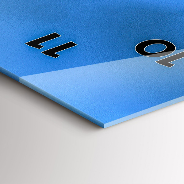 Reloj de cristal vertical Plaza del Mercado Principal en Cracovia - espejomat.es