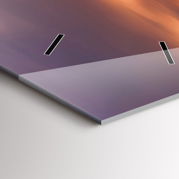 Reloj de vidrio vertical Panorama de la ciudad oeste - espejomat.es