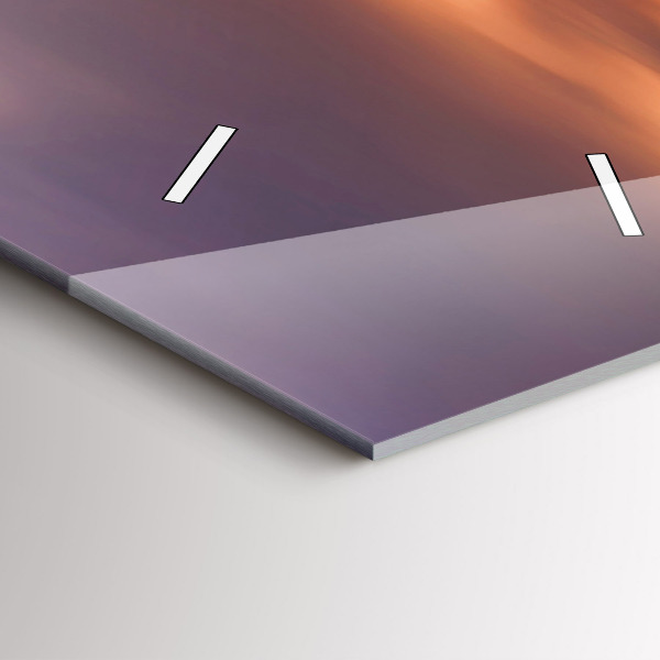 Reloj de vidrio vertical Panorama de la ciudad oeste - espejomat.es