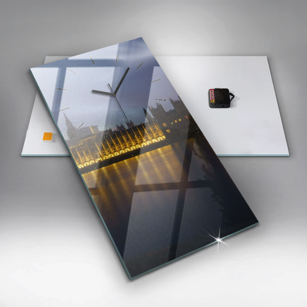 Reloj de vidrio vertical Palacio Winchester de Londres - espejomat.es