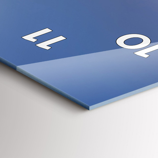 Reloj de vidrio vertical Palacio Winchester de Londres - espejomat.es