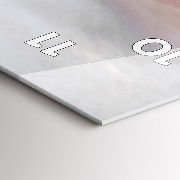 Reloj vertical Ciudades al atardecer - espejomat.es