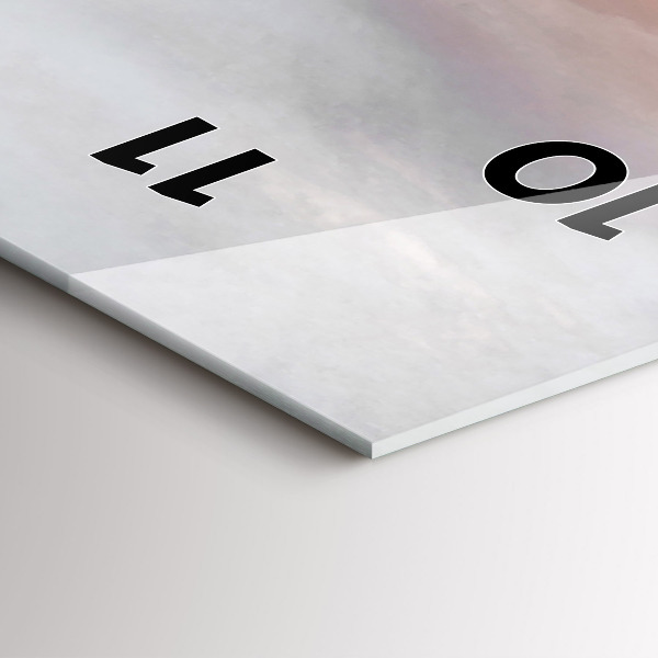 Reloj vertical Ciudades al atardecer - espejomat.es