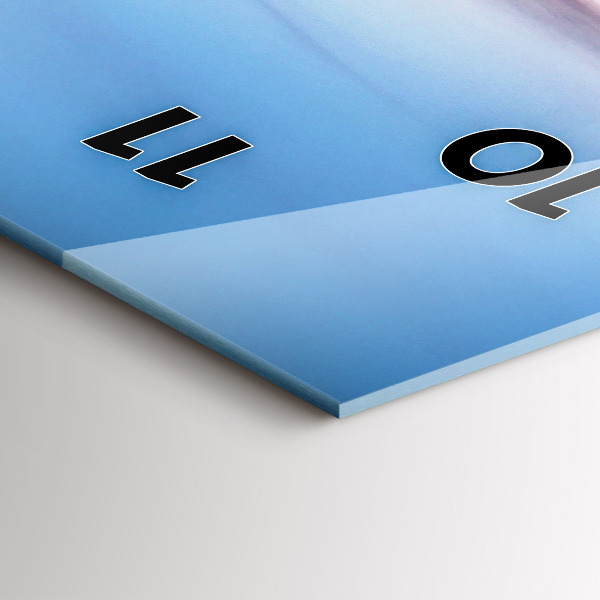 Reloj de vidrio vertical Wroclaw desde un dron - espejomat.es