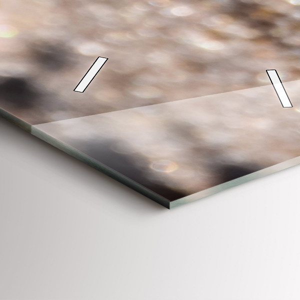 Reloj de vidrio vertical Conchas en la playa - espejomat.es