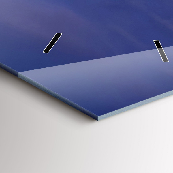 Reloj de cristal vertical Muelle en el mar Báltico - espejomat.es