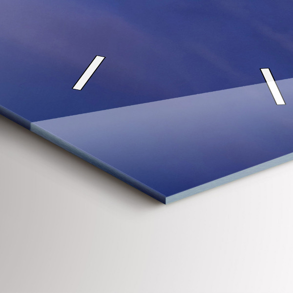 Reloj de cristal vertical Muelle en el mar Báltico - espejomat.es