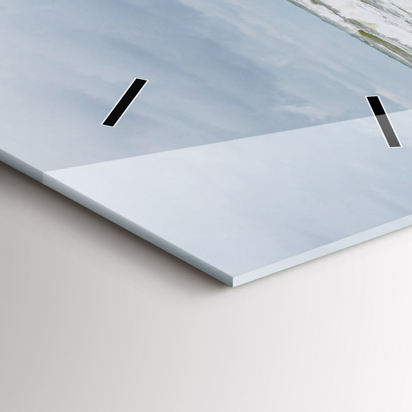 Reloj de cristal vertical Un momento con un libro - espejomat.es