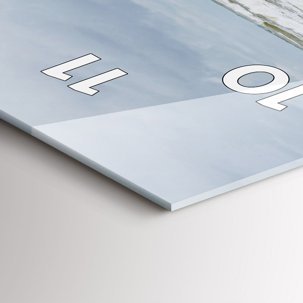 Reloj de cristal vertical Un momento con un libro - espejomat.es