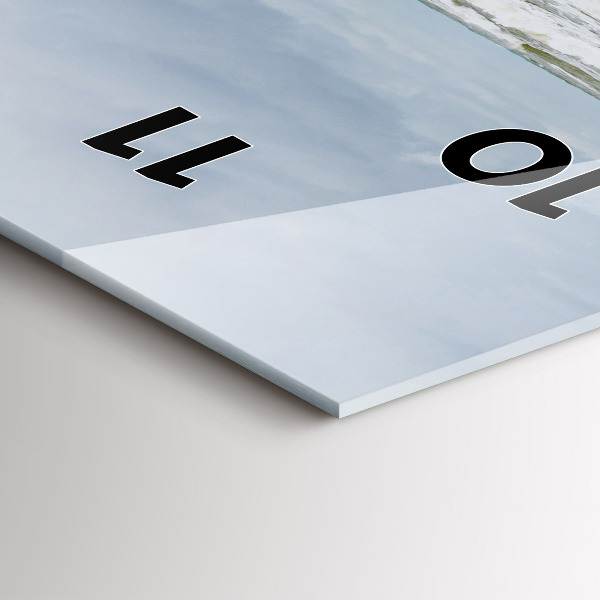 Reloj de cristal vertical Un momento con un libro - espejomat.es