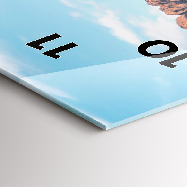 Reloj vertical Cabaña en los montes Tatra - espejomat.es