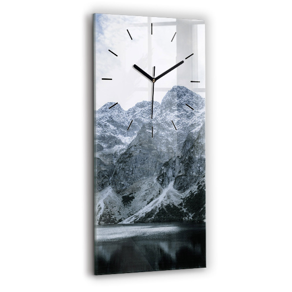 Reloj de vidrio vertical Morskie Oko en los montes Tatra - espejomat.es